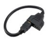 HDMI Splitter Cable 1-in-2-Out – HDMI Male to Dual Female Adapter | Gold-Plated | HD Video Signal Splitter